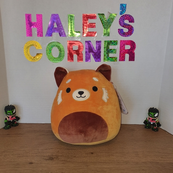 Squishmallows Seth The Red Panda 8 Inch KellyToy Stuffed Animals NEW Turning Red - Picture 1 of 5